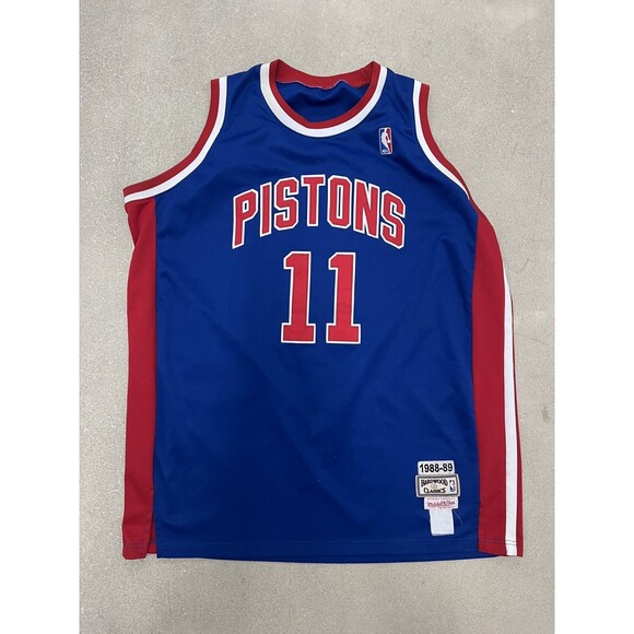 Mitchell Ness M&N Isiah Thomas Detroit Pistons Authentic Jersey USA XL